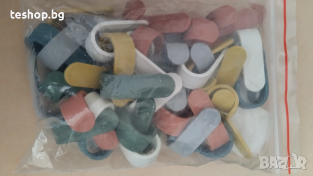 Щипки за покривка многоцветни 39 броя комплект, снимка 3 - Аксесоари за кухня - 51689104