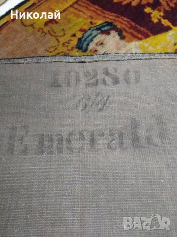 Старинен килим , ковьор , пано за стена края на 19 век, снимка 5 - Антикварни и старинни предмети - 32216158