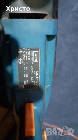 Професионална бормашина AEG 1000w, снимка 3 - Бормашини - 43331361