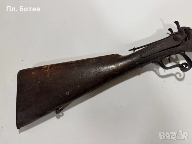 Стара щифтова пушка, снимка 2 - Антикварни и старинни предмети - 52816955