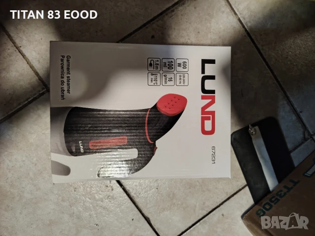 Уред за гладене с пара LUND, туристически, 600 W, снимка 3 - Ютии - 51408012