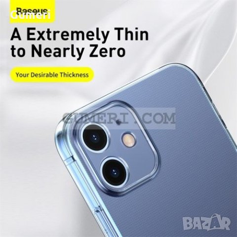 Apple iPhone 12 - Силиконов Гръб Със  Защита за Камерата , снимка 3 - Калъфи, кейсове - 33408132