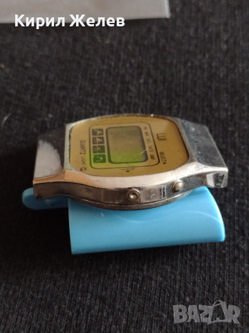 Рядък модел електронен часовник LUI QUARTZ LIGHT от соца перфектен - 26996, снимка 3 - Антикварни и старинни предмети - 36548770