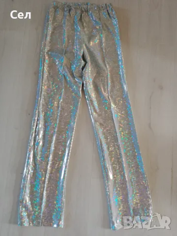 Лъскав панталон М, снимка 3 - Панталони - 49492939
