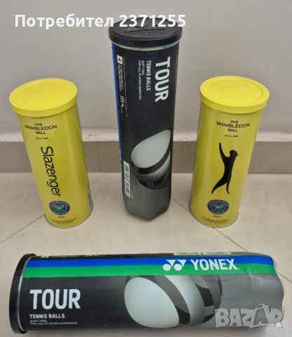 Топки за тенис Dunlop, Slazenger, Wilson, Tretorn и Yonex, снимка 3 - Тенис - 29564199