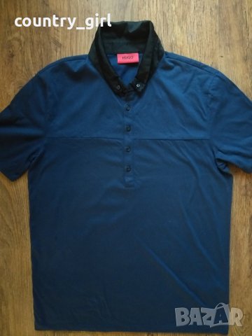 HUGO BOSS - страхотна мъжка тениска КАТО НОВА, снимка 4 - Тениски - 28243591