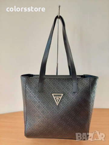 Луксозна Черна чанта  Guess 2в 1 код SG301A, снимка 2 - Чанти - 40720425