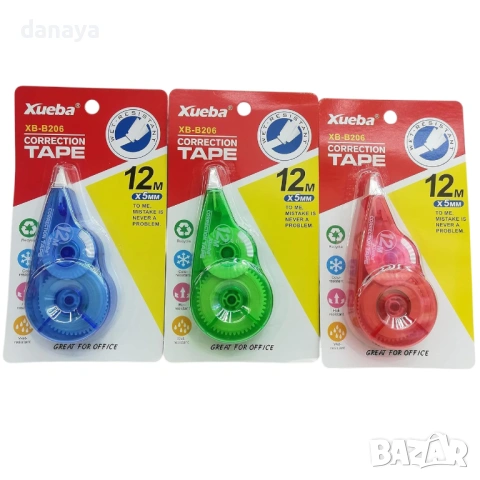6306 Коректор лента Xueba XB-B206 – 12 м x 5 мм