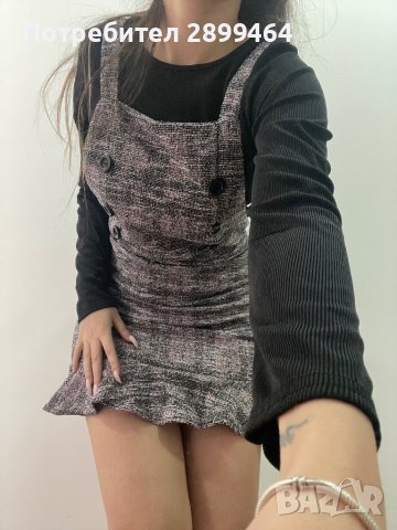 Блуза и рокля в комплект 2 в 1, снимка 2 - Рокли - 40536638
