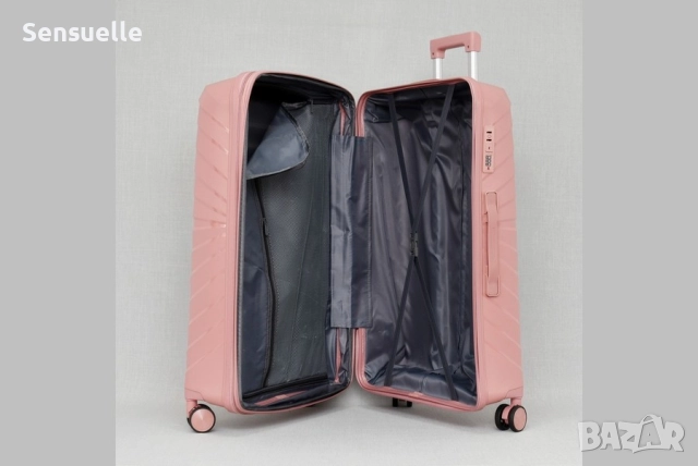 Комплект 3 куфара с колелца, снимка 3 - Куфари - 52679668