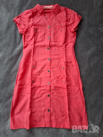 Ленена рокля размер S, снимка 6 - Рокли - 52453685