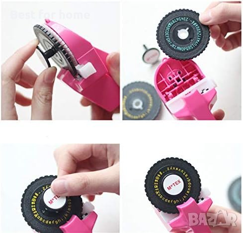 Етикетен принтер- механичен AVEC lable maker, снимка 5 - Ученически пособия, канцеларски материали - 43760387