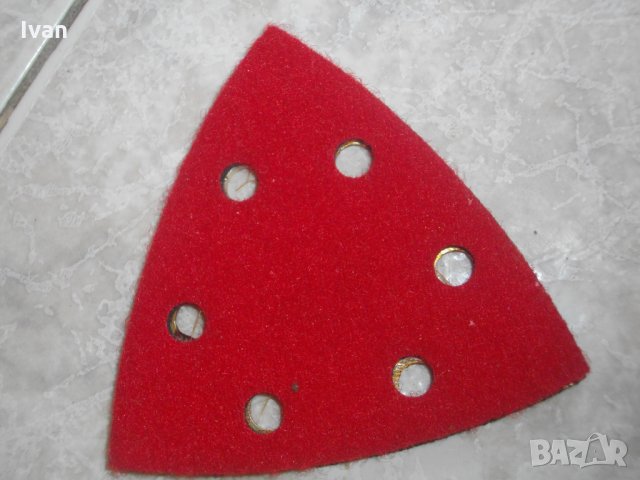 Нова Диамантена Велкро Делта Приставка-Триъгълна-90х90х90мм-За Виброшлайф, снимка 9 - Други инструменти - 33290711