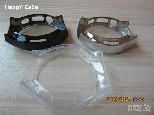 Huawei Watch 5 46mm. 42mm. / Мек силиконов TPU кейс калъф с протектор, снимка 11 - Смарт гривни - 50620852