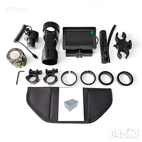 Приспособление за нощно виждане с камера и инфрачервен осветител, снимка 2 - Оборудване и аксесоари за оръжия - 44865859