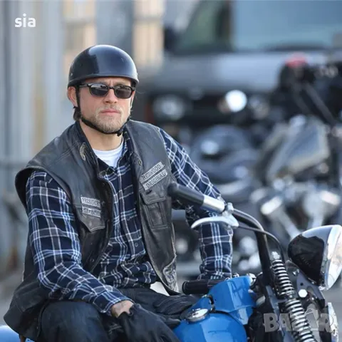 Каска за мотор, скутер, атв, ретро, карбон