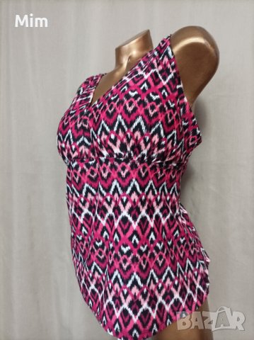 Queentex 54 Танкини /горнище на бански/за едра дама, снимка 4 - Бански костюми - 37101191