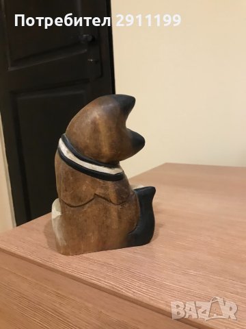 Дървена статуетка, снимка 5 - Статуетки - 38936154