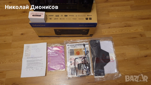 Denon AVR x2400H 7.2 канален 4K Аудио-видео ресивър с Dolby Atmos, снимка 6 - Ресийвъри, усилватели, смесителни пултове - 52930177