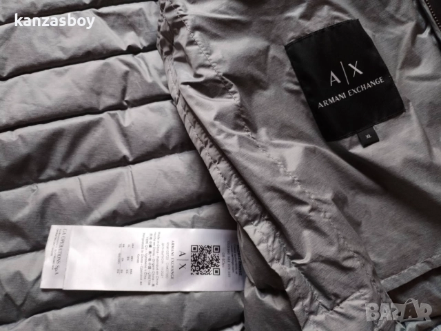 Armani Exchange - страхотно Пухено яке ХЛ, снимка 13 - Якета - 52565909