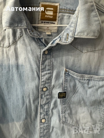 Оригинална риза G-star raw, снимка 2 - Ризи - 53455982