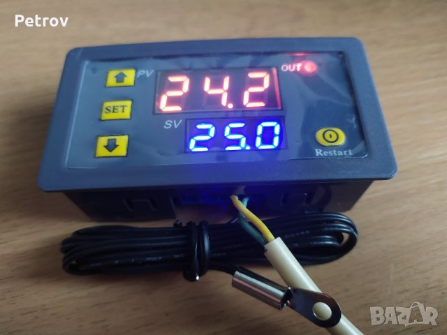Терморегулатор (термостат) 220V за отопление или охлаждане, снимка 4 - Друга електроника - 33395936