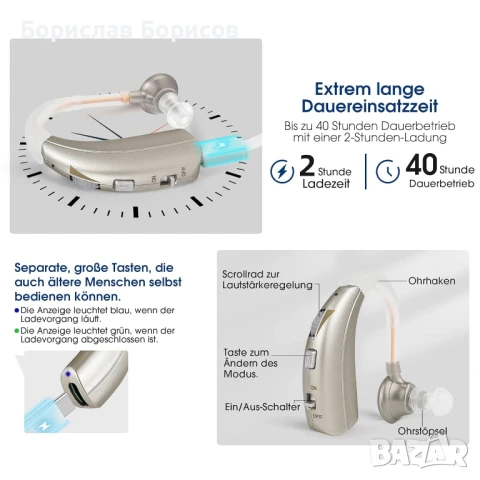 Слухови апарати, снимка 3 - Друга електроника - 50873878