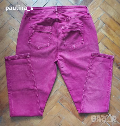 Цветни еластични дънки / голям размер , снимка 12 - Дънки - 36838301