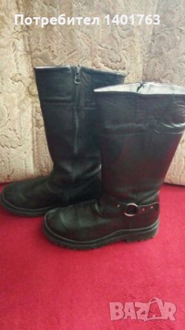 Ботуши естествена кожа, снимка 2 - Дамски ботуши - 26766690