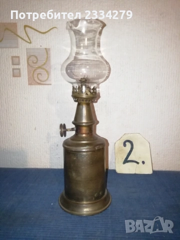 Три броя уникални лампи: карбитна, газена, бензинова-керосинова. , снимка 10 - Антикварни и старинни предмети - 53395061