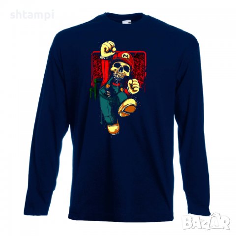 Мъжка тениска Mario Zombie Игра,Изненада,Подарък,Празник,Повод, снимка 11 - Тениски - 37243341