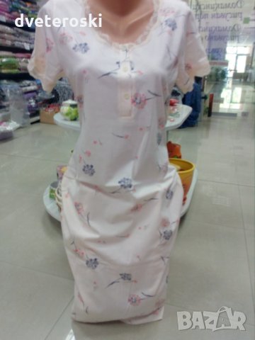 Нощница за лятото М размер с къс ръкав, снимка 6 - Нощници - 26343832