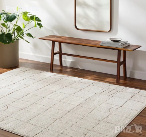 Килим Livabliss Surya FEU2313-679 200x275см Правоъгълен килим Голям килим с геометричен дизайн 