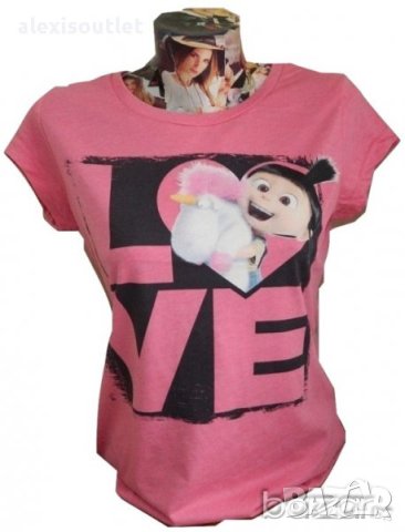 Розова тениска със Агнес от Аз проклетникът