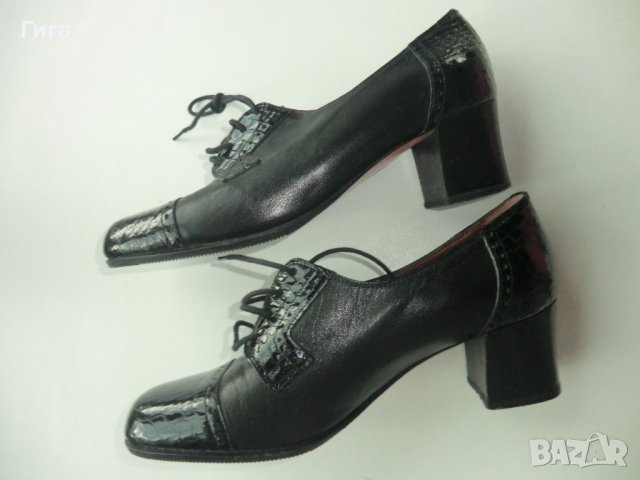 италиански обувки от естествена кожа, снимка 2 - Дамски обувки на ток - 37694531