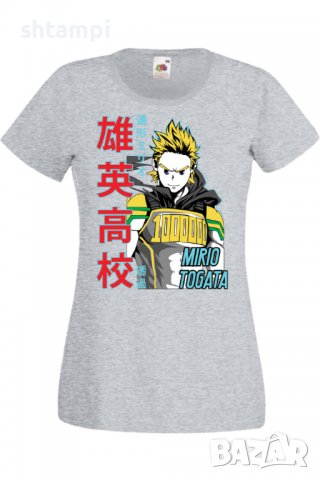 Дамска тениска Аниме Манга My Hero Academia Mirio Togata 02,Анимация,игра,Празник,Повод., снимка 5 - Тениски - 38059519
