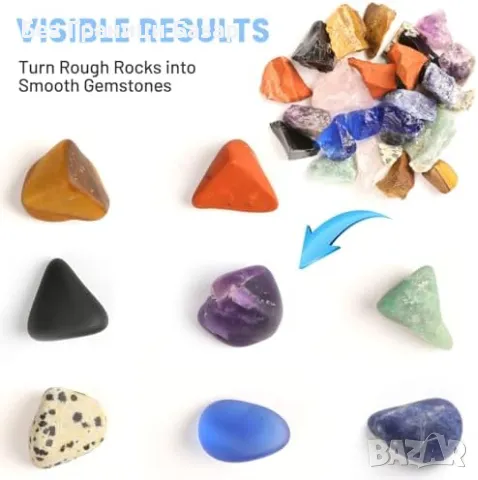 Нова Машина за полиране на камъни Jofuni – STEM подарък за деца и възрастни, снимка 3 - Други - 49693246