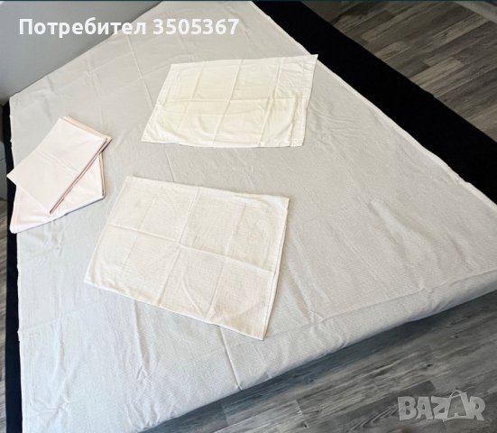 Памучни чаршафи + подарък, снимка 4 - Спално бельо - 43389828