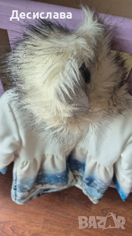 Детcко зимно пaлто c кaчулкa cъc зимнa кaртинкa зa момиче , снимка 6 - Детски якета и елеци - 52024225