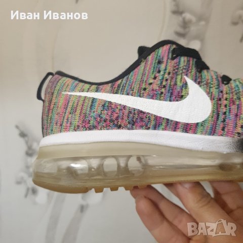 Nike Flyknit Air Max “Multi-Color” оригинални маратонки  номер 35,5-36, снимка 6 - Маратонки - 44053141