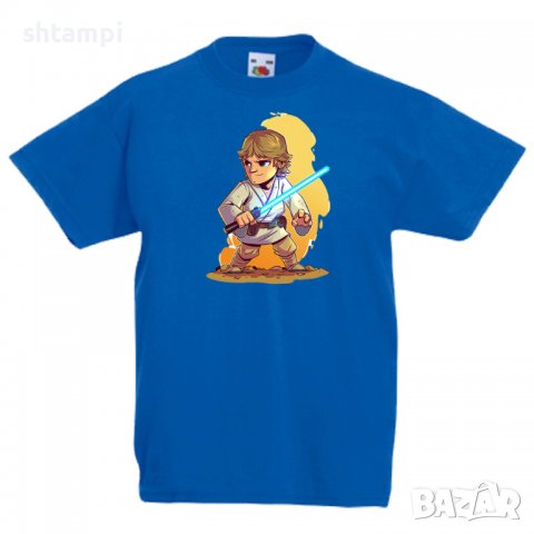 Детска тениска Star Wars Luke Star Wars,Игра,Изненада,Подарък,, снимка 3 - Детски Блузи и туники - 36667276