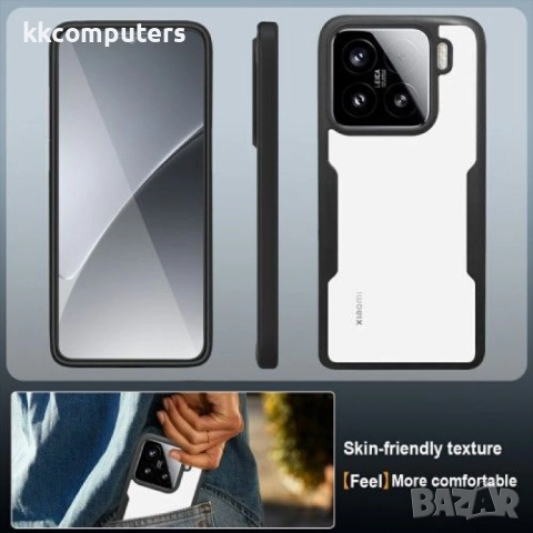 Xiaomi 15 Силиконов Калъф Anti-drop TPU + Acrylic и Протектор, снимка 10 - Калъфи, кейсове - 51497075