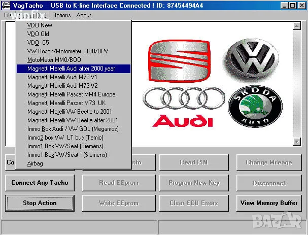 VAG Tacho V5.0 K+CAN , снимка 5 - Аксесоари и консумативи - 47362922