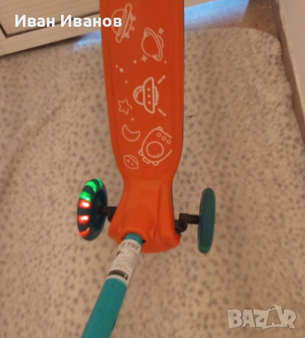 Детска тротинетка със светещи гуми, снимка 6 - Скутери и тротинетки - 51948858