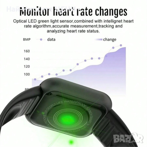 Смарт часовник i13 Fit Pro Черен, снимка 2 - Смарт гривни - 44858490