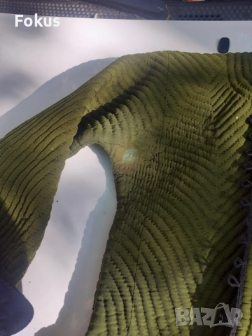 Стара възрожденска връхна дреха антерия носия - зелена, снимка 6 - Антикварни и старинни предмети - 51596696