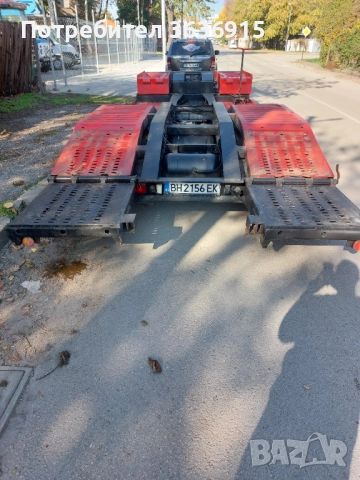 Атовозно ремърке с ниска товарна площадка, снимка 4 - Ремаркета - 52263600