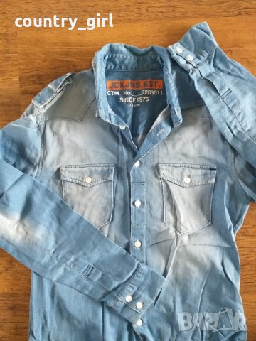 jack and jones - страхотна мъжка риза КАТО НОВА, снимка 3 - Ризи - 28621295