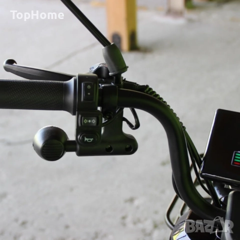  Двуместна Електрическа Триколка PUDDING 1800W Black , снимка 7 - Мотоциклети и мототехника - 42041273