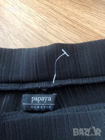 Черен панталон Papaya classic, снимка 7 - Панталони - 37740603